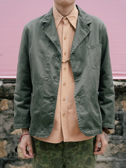 1960-70s French Military Lapeled Work Jacket