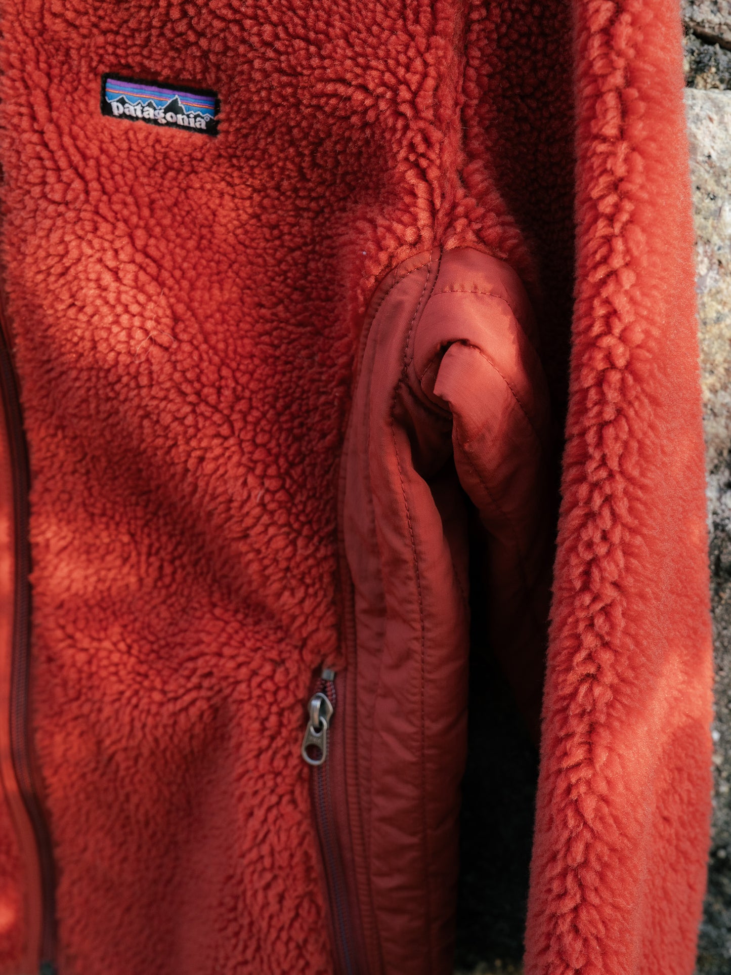 "PATAGONIA" Pile Fleece Full Zip Jacket