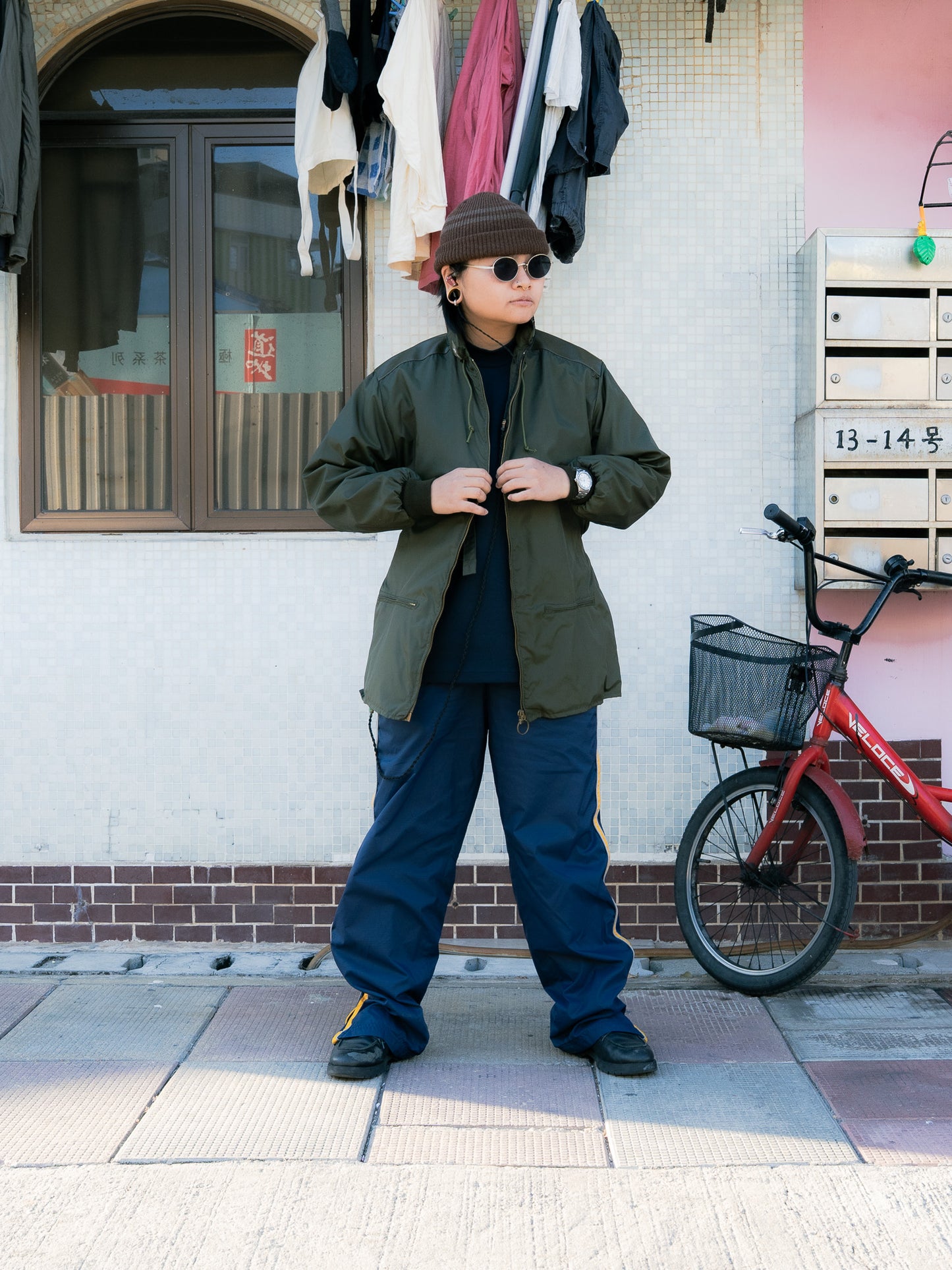 Italian Army Nylon Raincoat - Early Model Deadstock