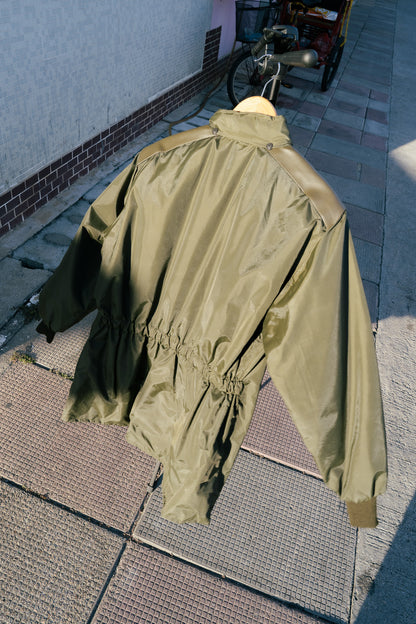 Italian Army Nylon Raincoat - Early Model Deadstock