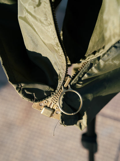 Italian Army Nylon Raincoat - Early Model Deadstock