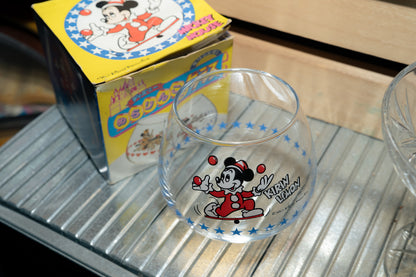 KIRIN LEMON x Disney Mickey Mouse Juggling Glass Swing Tumbler With Box