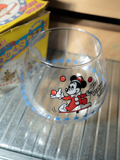 KIRIN LEMON x Disney Mickey Mouse Juggling Glass Swing Tumbler With Box