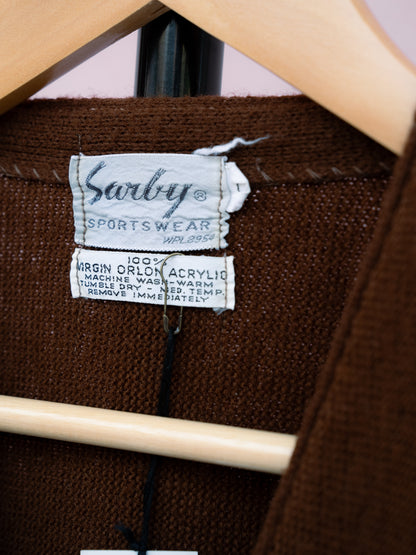 1970-80s ”Sarly Sportswear“ Acrylic Cardigan