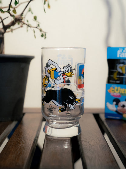 FANTA x DISNEY Running Race Novelty Glass Tumbler with box