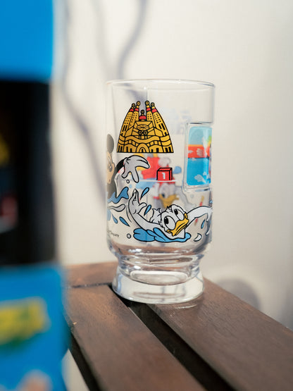 FANTA x DISNEY Swimming Race Novelty Glass Tumbler with box