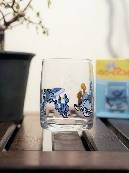KIRIN LEMON x DISNEY Donald Duck & Sea Glass Swing Tumbler With Box