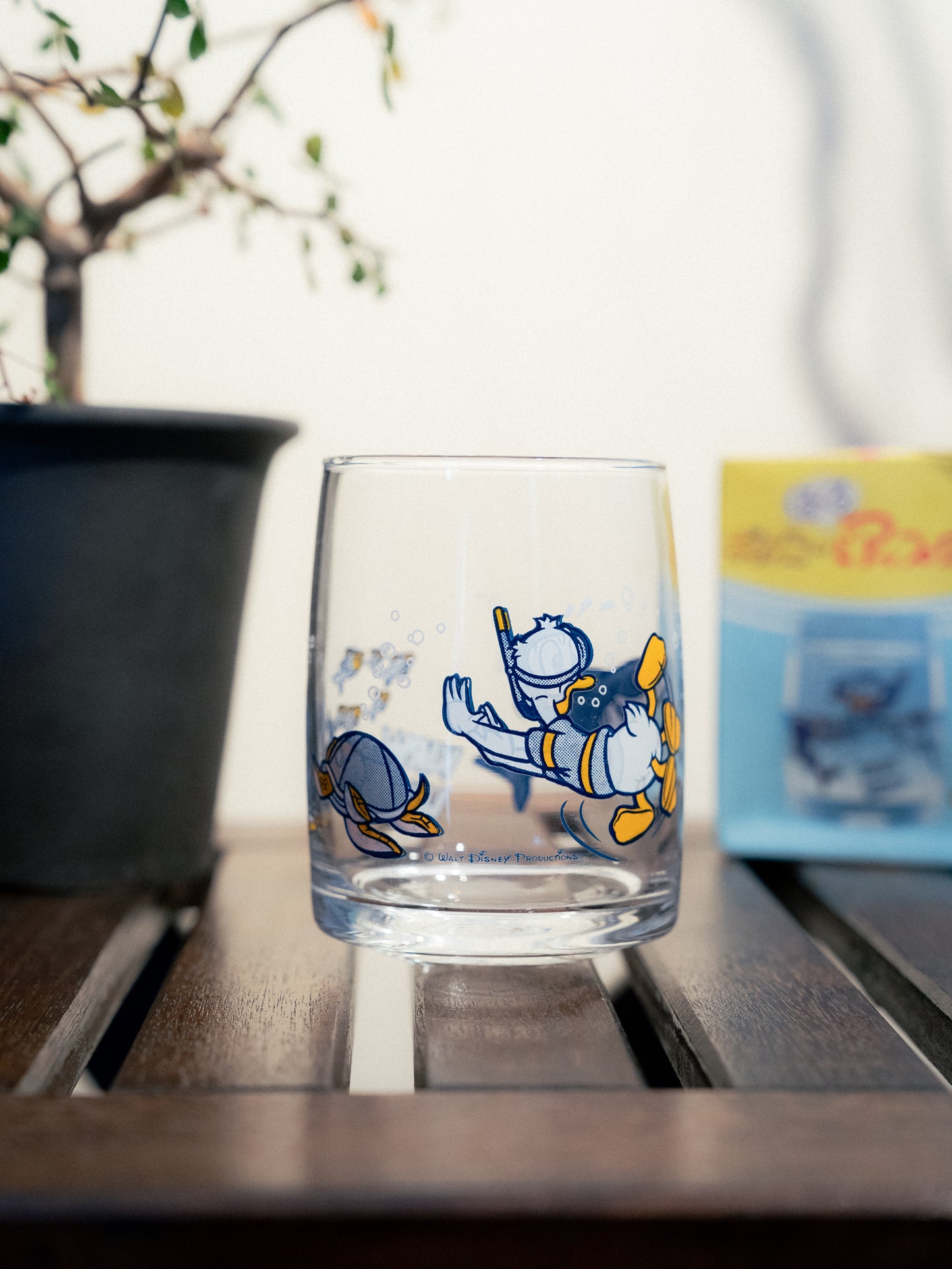 KIRIN LEMON x DISNEY Donald Duck & Sea Glass Swing Tumbler With Box