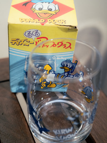 KIRIN LEMON x DISNEY Donald Duck & Sea Glass Swing Tumbler With Box
