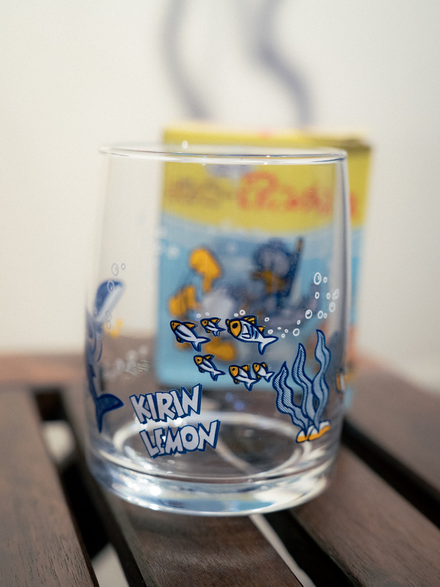 KIRIN LEMON x DISNEY Donald Duck & Sea Glass Swing Tumbler With Box