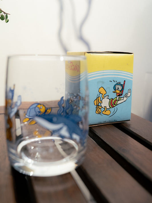 KIRIN LEMON x DISNEY Donald Duck & Sea Glass Swing Tumbler With Box