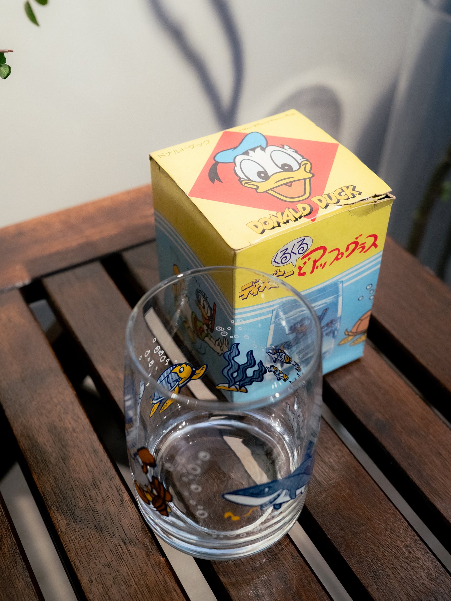 KIRIN LEMON x DISNEY Donald Duck & Sea Glass Swing Tumbler With Box