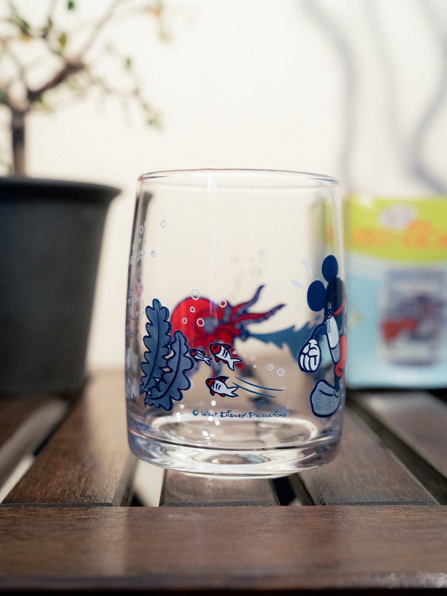 KIRIN LEMON x DISNEY Mickey Mouse & Sea Glass Swing Tumbler With Box