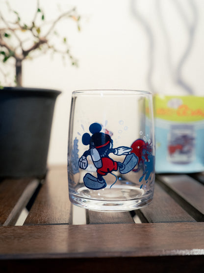 KIRIN LEMON x DISNEY Mickey Mouse & Sea Glass Swing Tumbler With Box