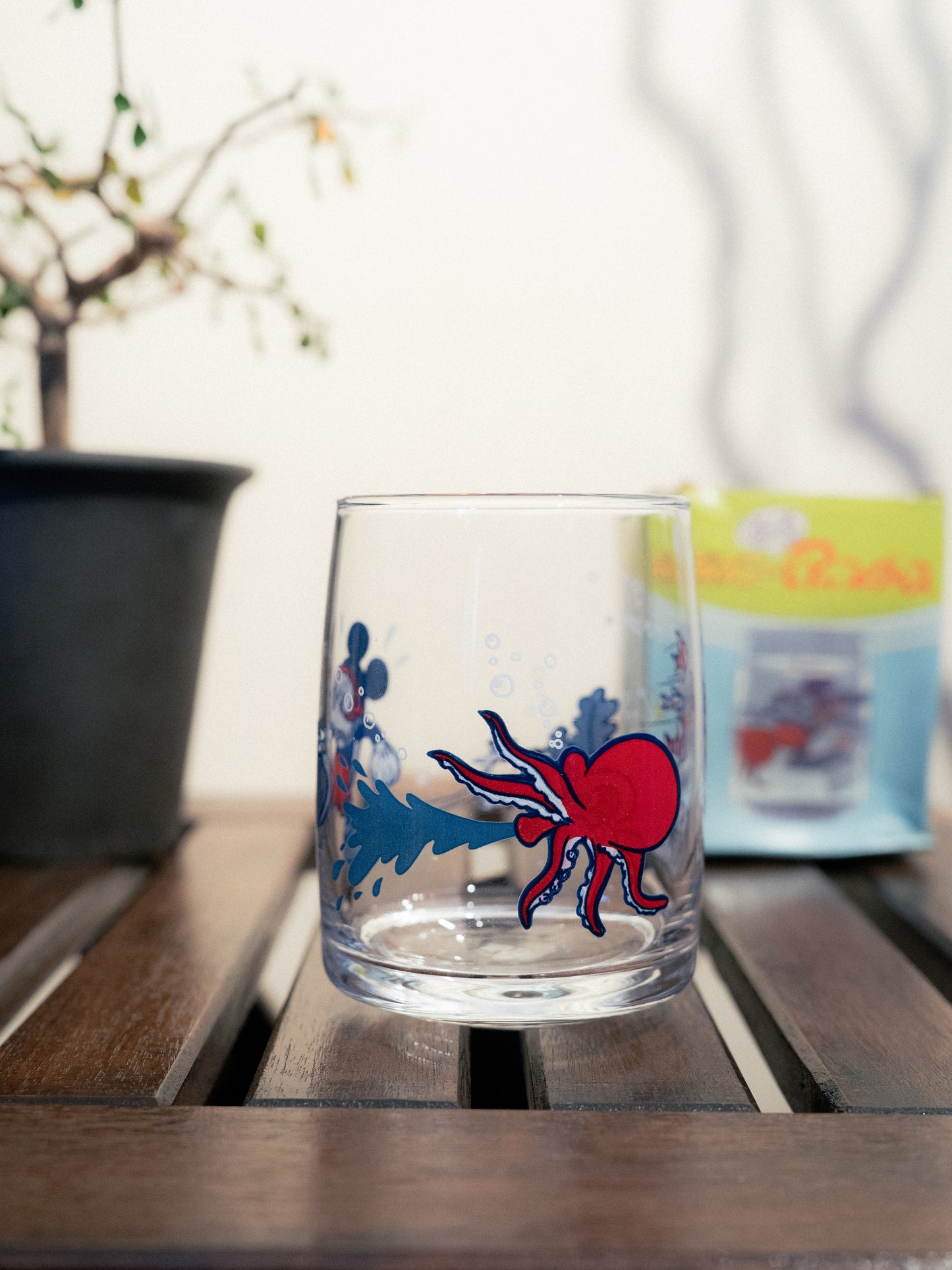 KIRIN LEMON x DISNEY Mickey Mouse & Sea Glass Swing Tumbler With Box