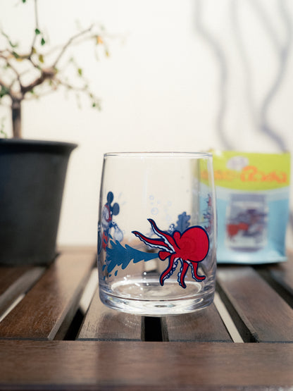 KIRIN LEMON x DISNEY Mickey Mouse & Sea Glass Swing Tumbler With Box