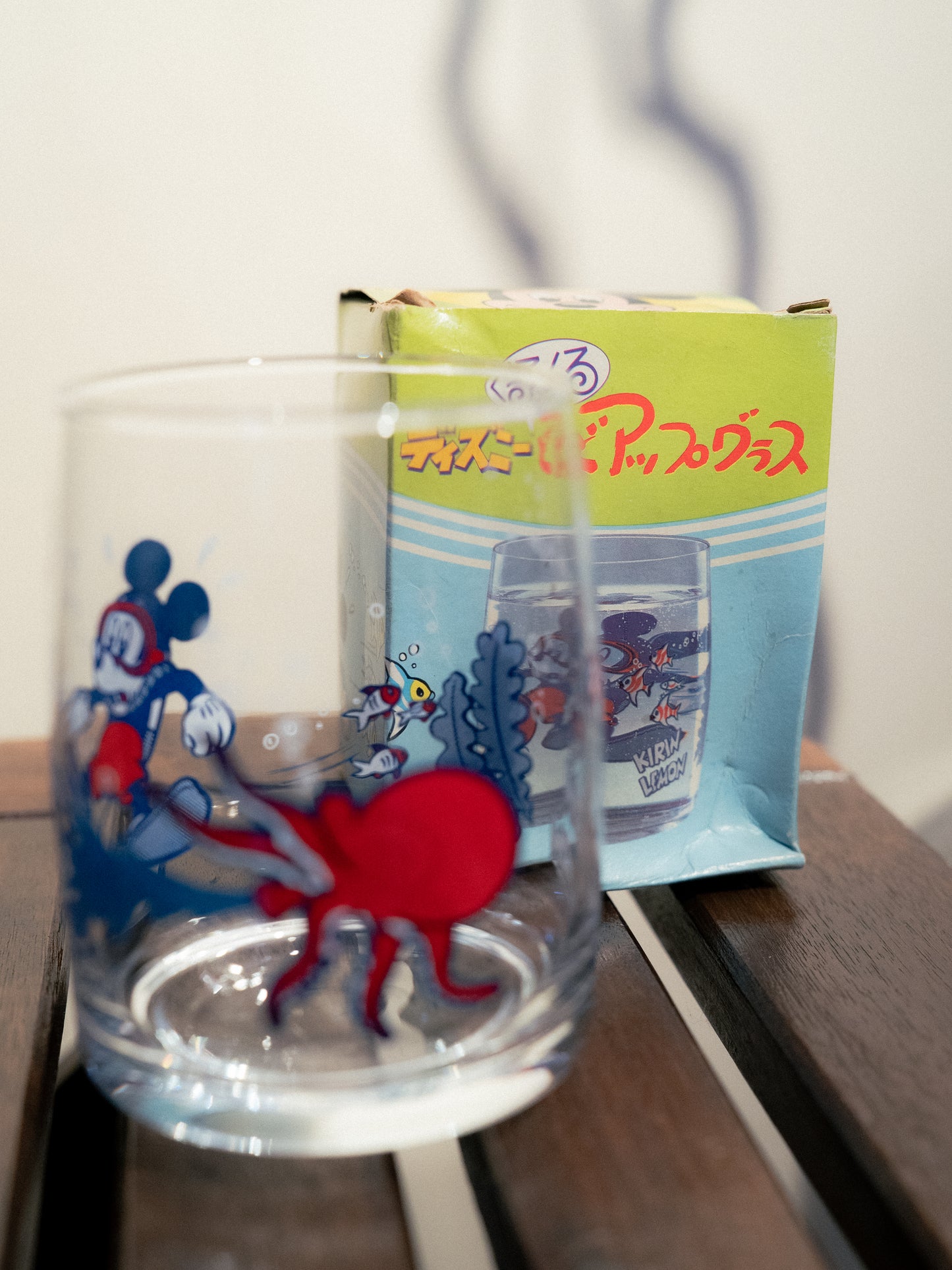 KIRIN LEMON x DISNEY Mickey Mouse & Sea Glass Swing Tumbler With Box
