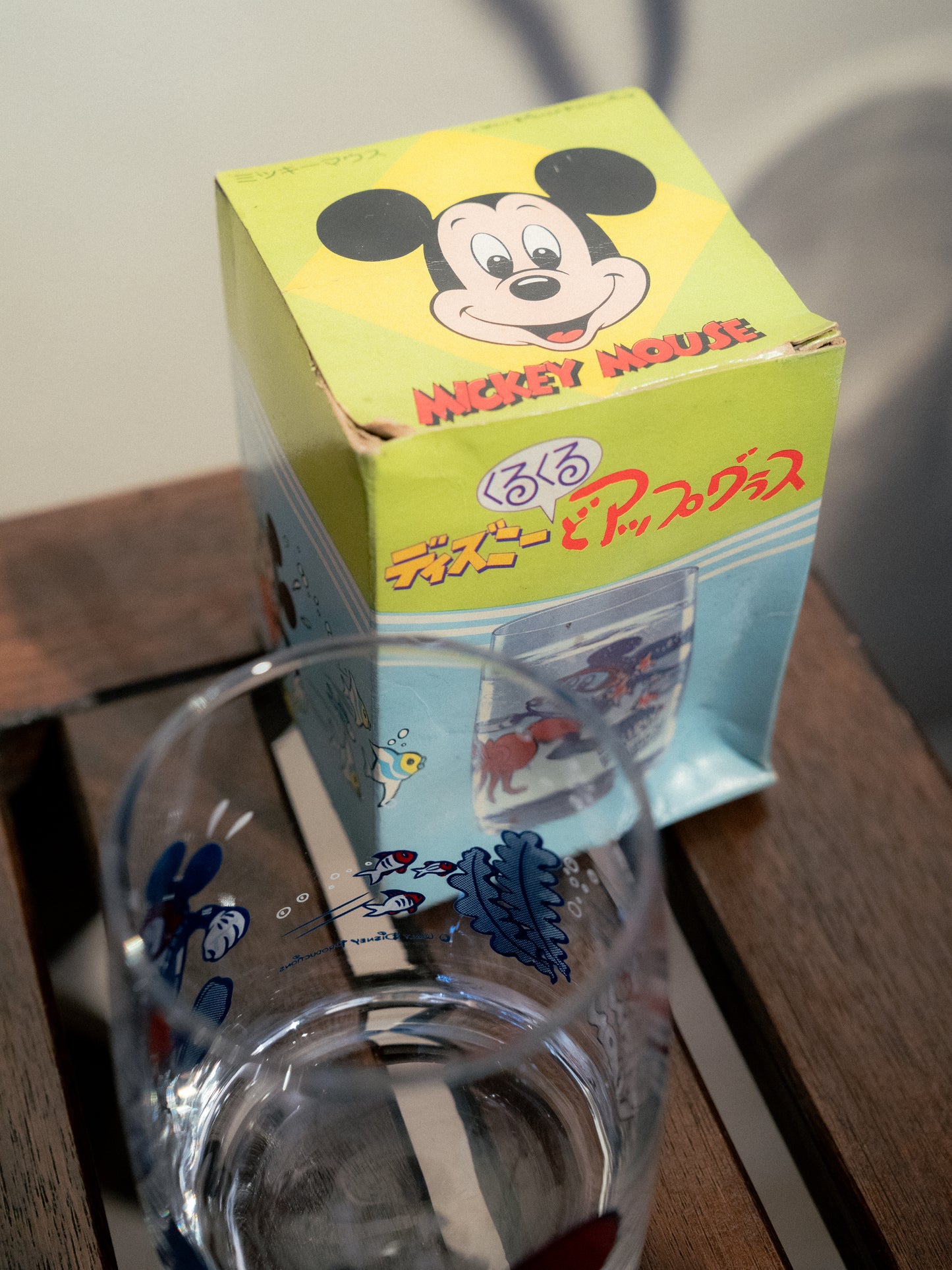 KIRIN LEMON x DISNEY Mickey Mouse & Sea Glass Swing Tumbler With Box