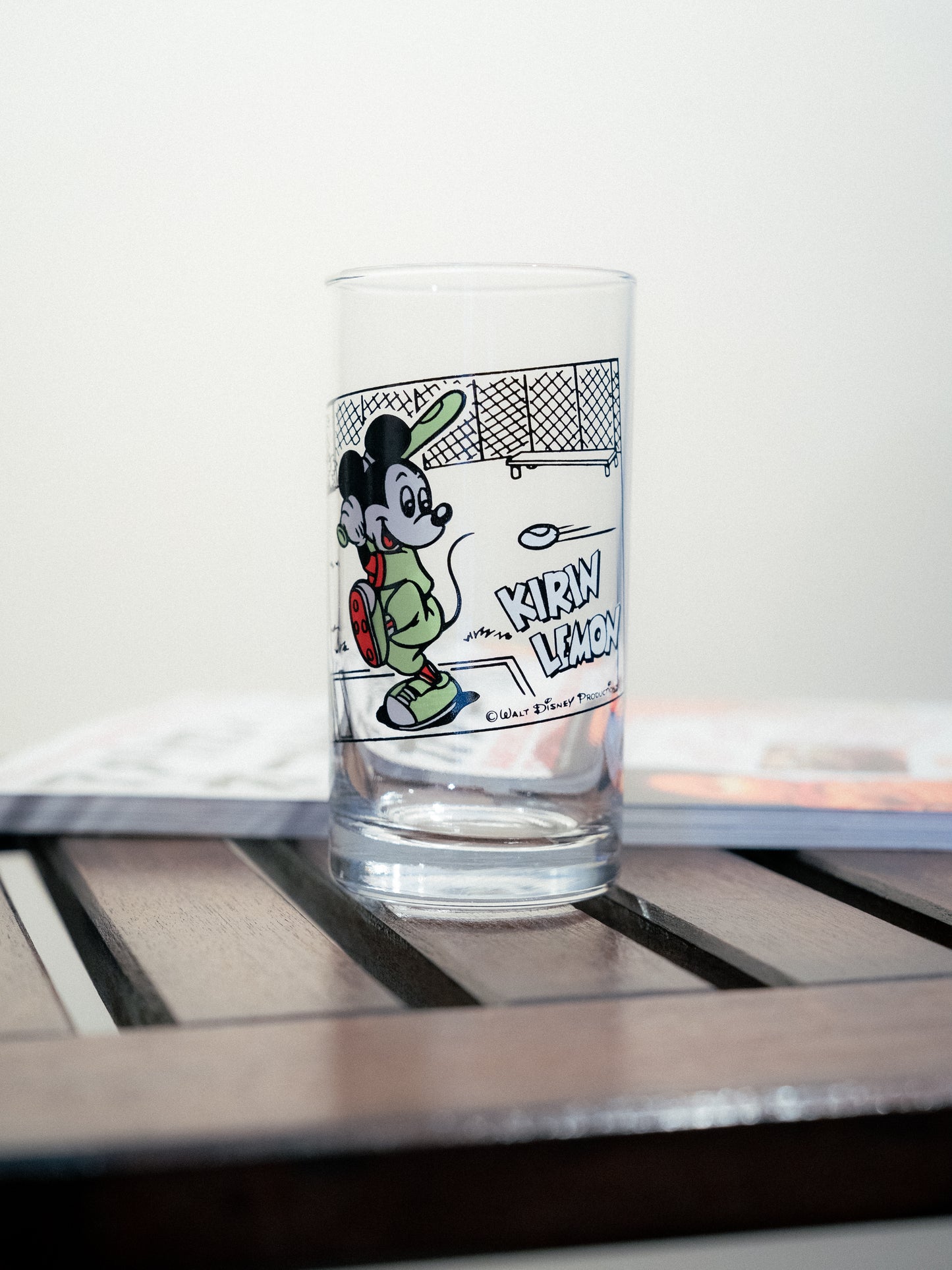 KIRIN LEMON x DISNEY Glass Tumbler Cup
