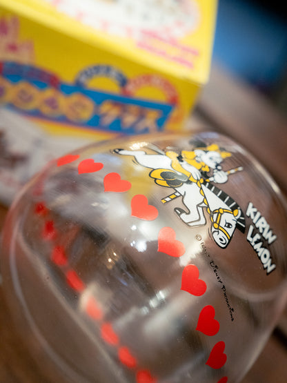 KIRIN LEMON x DISNEY Minnie Mouse Carousel Glass Swing Tumbler With Box