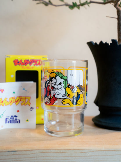 FANTA x DISNEY Comic Glass Tumbler まんがグラス - Yellow Box