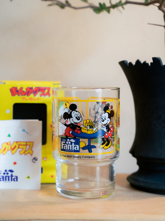 FANTA x DISNEY Comic Glass Tumbler まんがグラス - Yellow Box