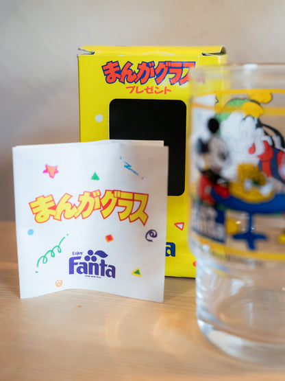 FANTA x DISNEY Comic Glass Tumbler まんがグラス - Yellow Box