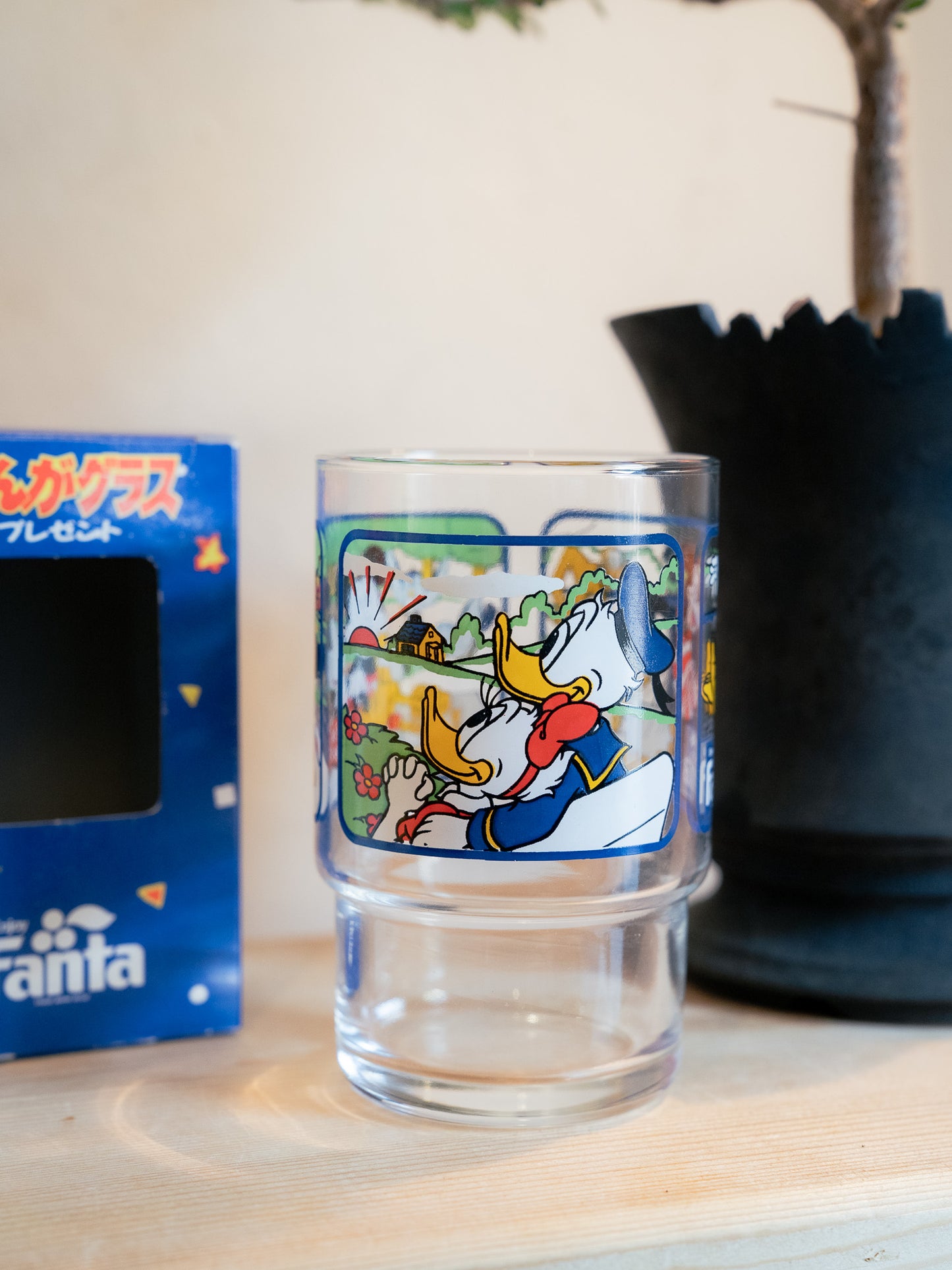 FANTA x DISNEY Comic Glass Tumbler まんがグラス - Blue Box