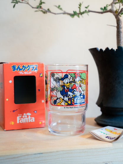 FANTA x DISNEY Comic Glass Tumbler まんがグラス - Red Box