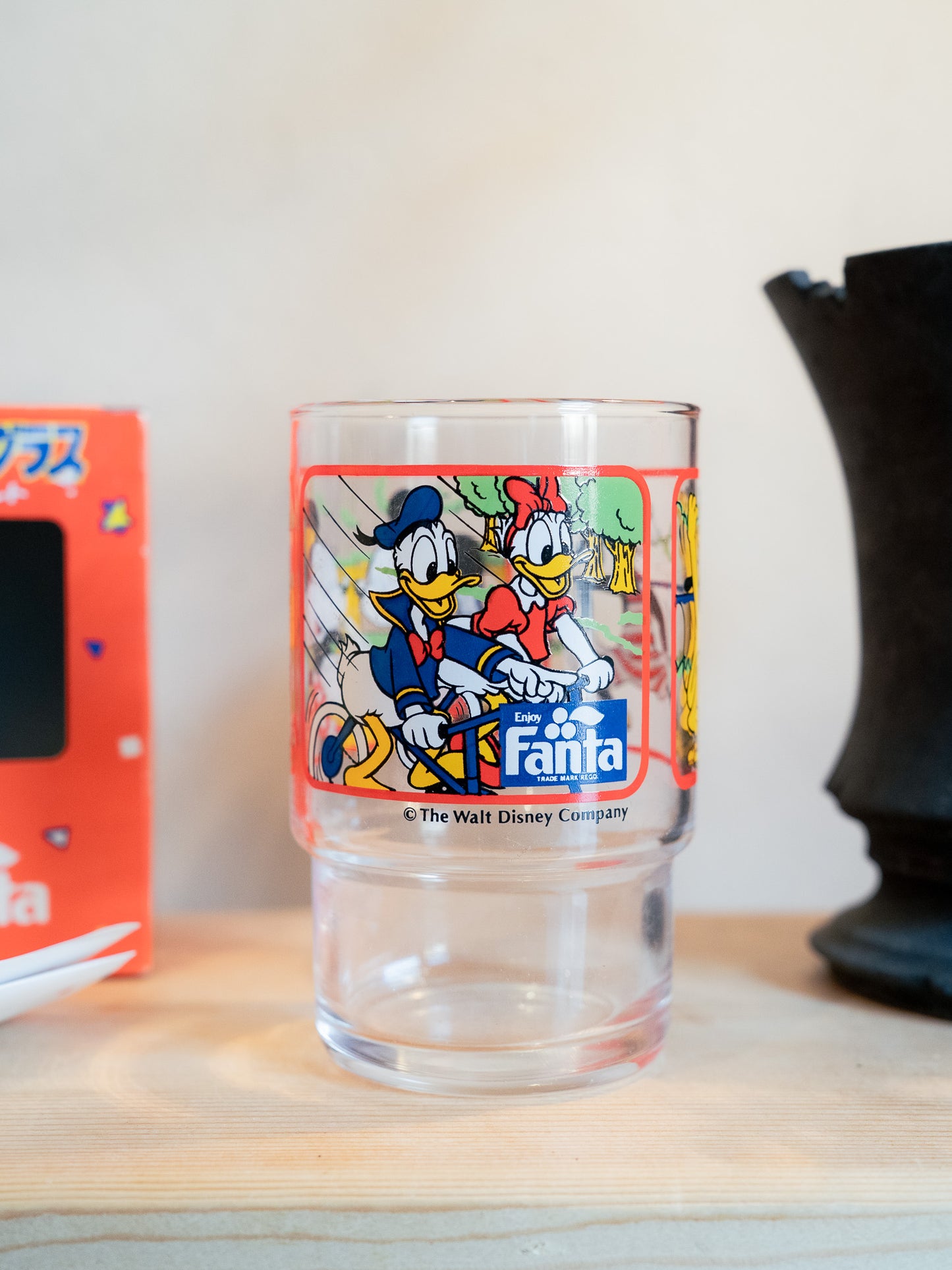 FANTA x DISNEY Comic Glass Tumbler まんがグラス - Red Box