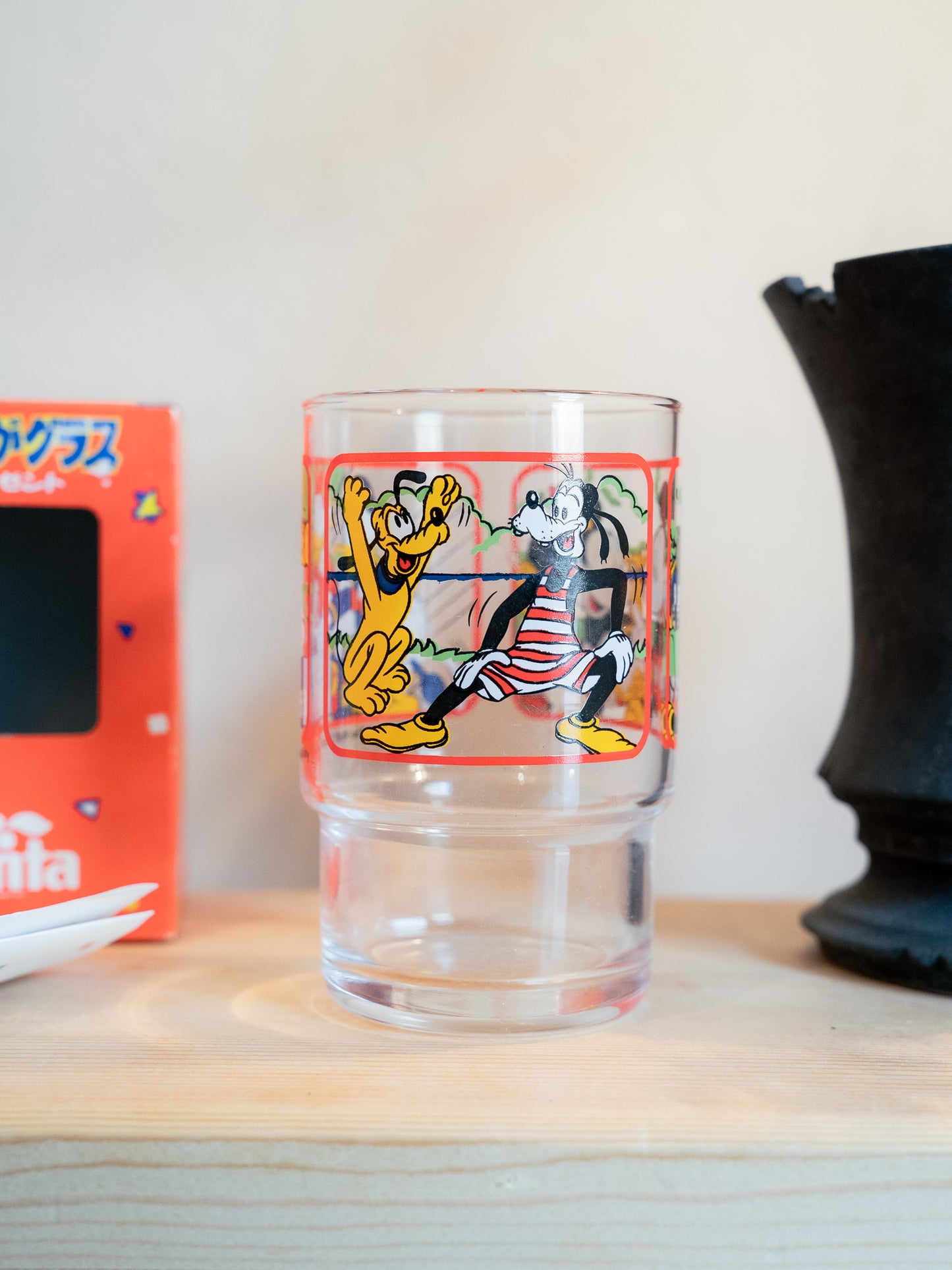 FANTA x DISNEY Comic Glass Tumbler まんがグラス - Red Box