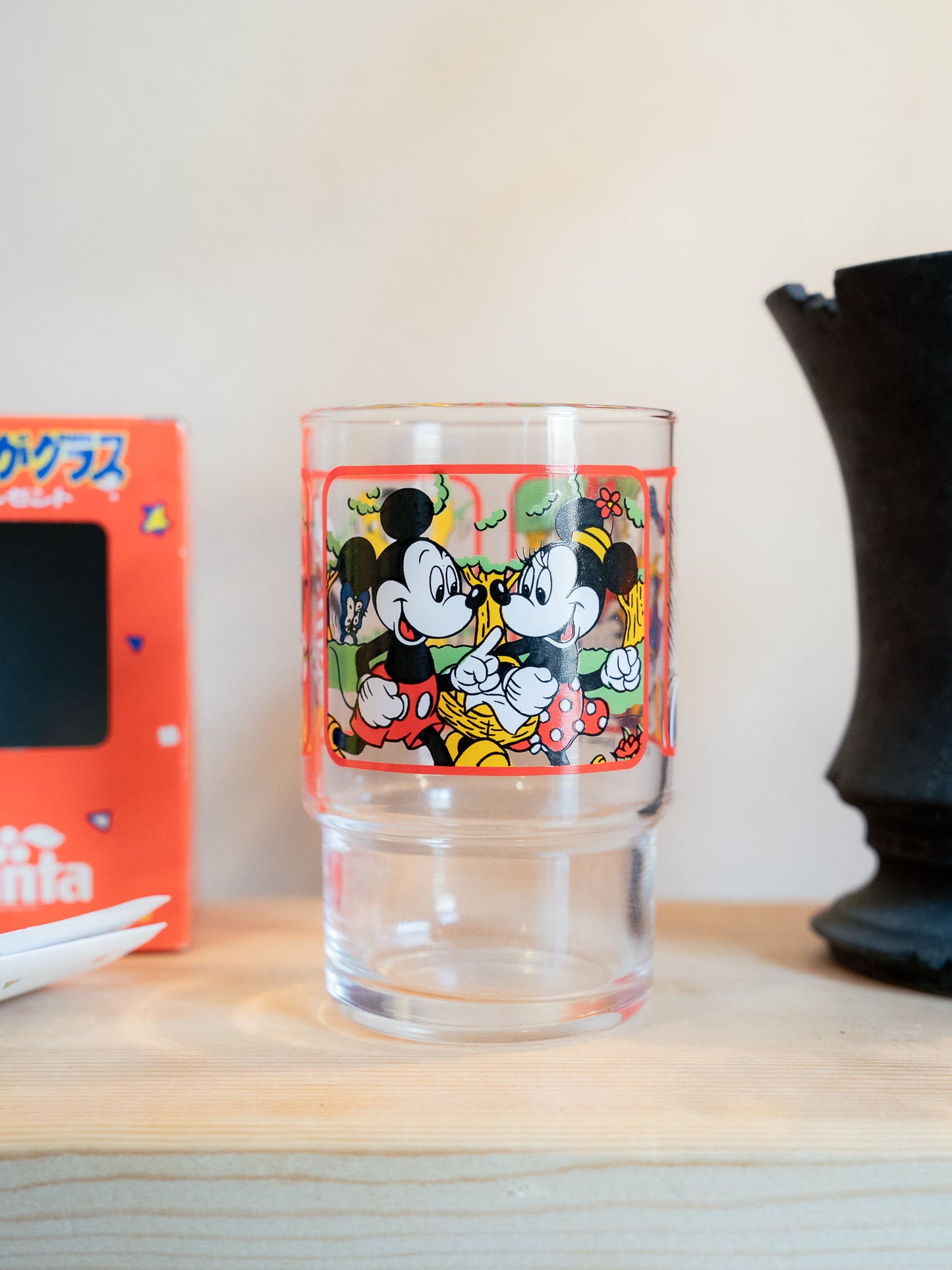 FANTA x DISNEY Comic Glass Tumbler まんがグラス - Red Box