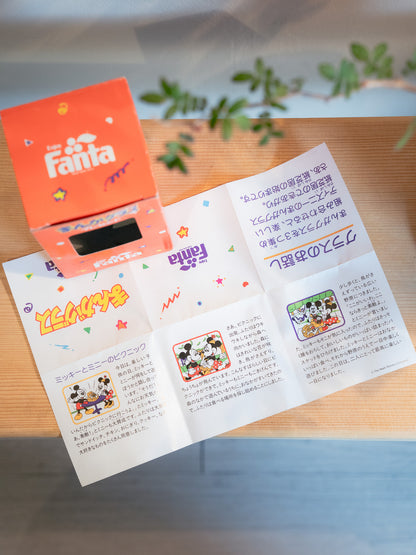 FANTA x DISNEY Comic Glass Tumbler まんがグラス - Red Box