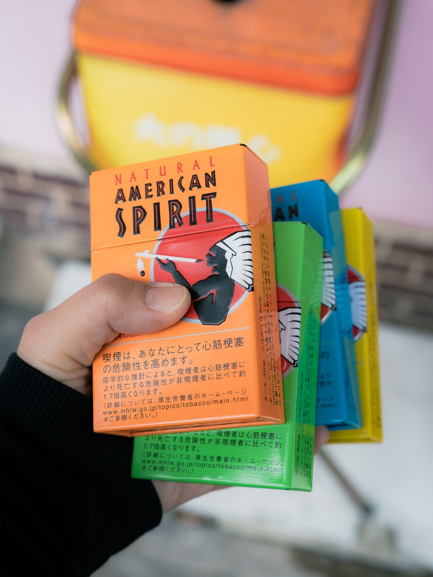 「アメリカン スピリット」メタルシガレットボックス