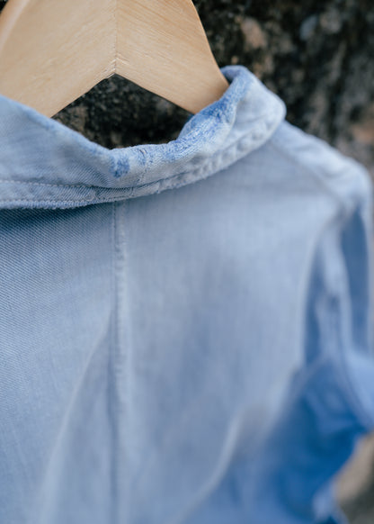 1920-30s French Indigo Work Jacket