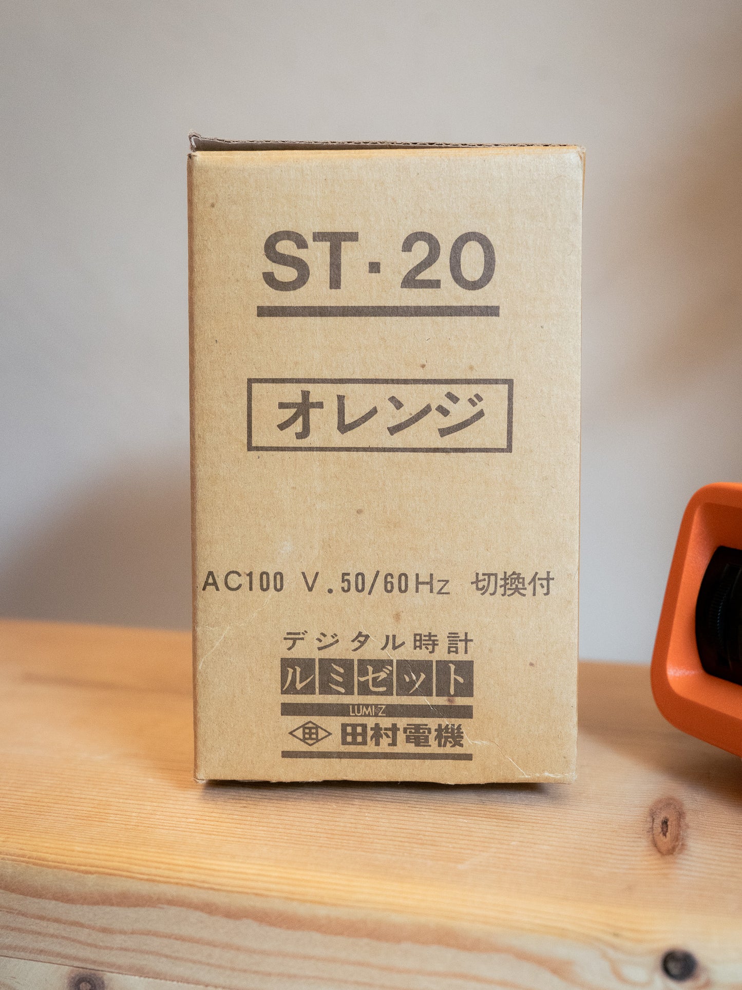 1970s "田村電機" LUMI-Z ST-20 滾筒卷軸式時鐘 - New Old Stock