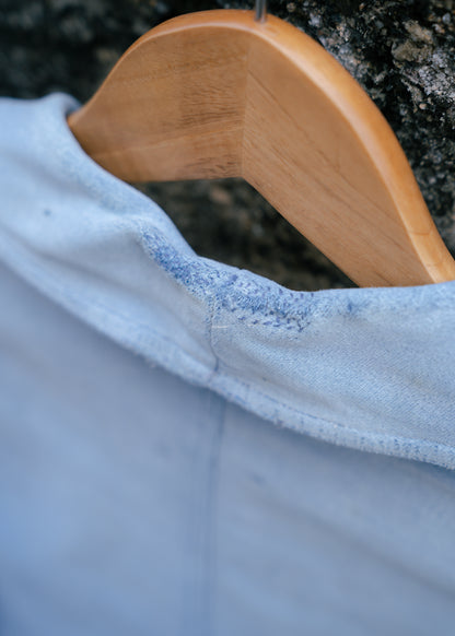 1940s French Indigo Moleskin Work Jacket