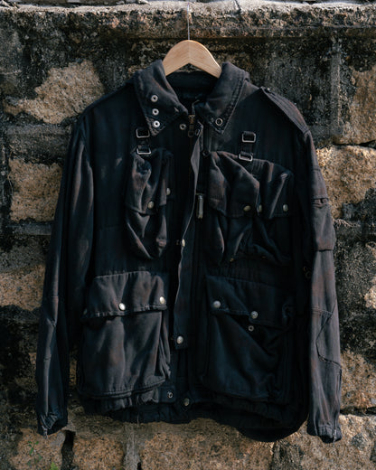 Black Dyed Vintage Swiss M70 Field Jacket