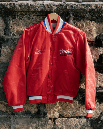1980-90s "SWINGSTER" Cools Embroidered Satin Jacket