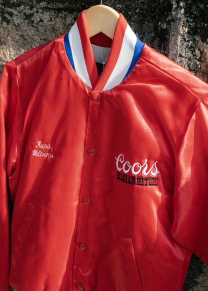 1980-90s "SWINGSTER" Cools Embroidered Satin Jacket