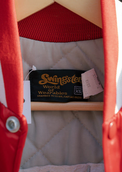 1980-90s "SWINGSTER" Cools Embroidered Satin Jacket