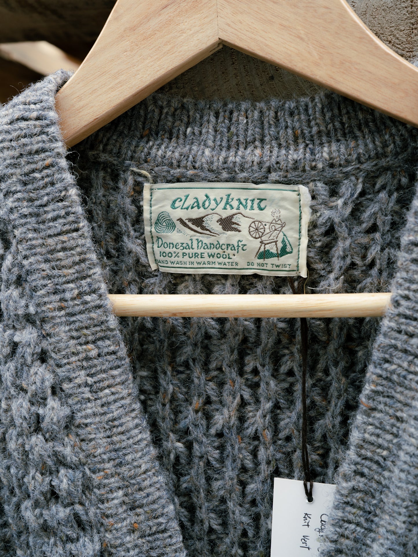 1980s "CladyKnit" Wool Knit Vest