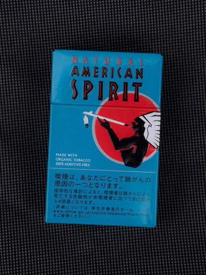 「アメリカン スピリット」メタルシガレットボックス