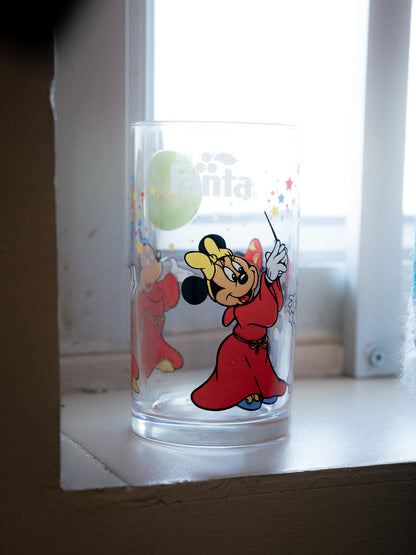 FANTA x DISNEY Wizard Novelty Sticker Glass Tumbler
