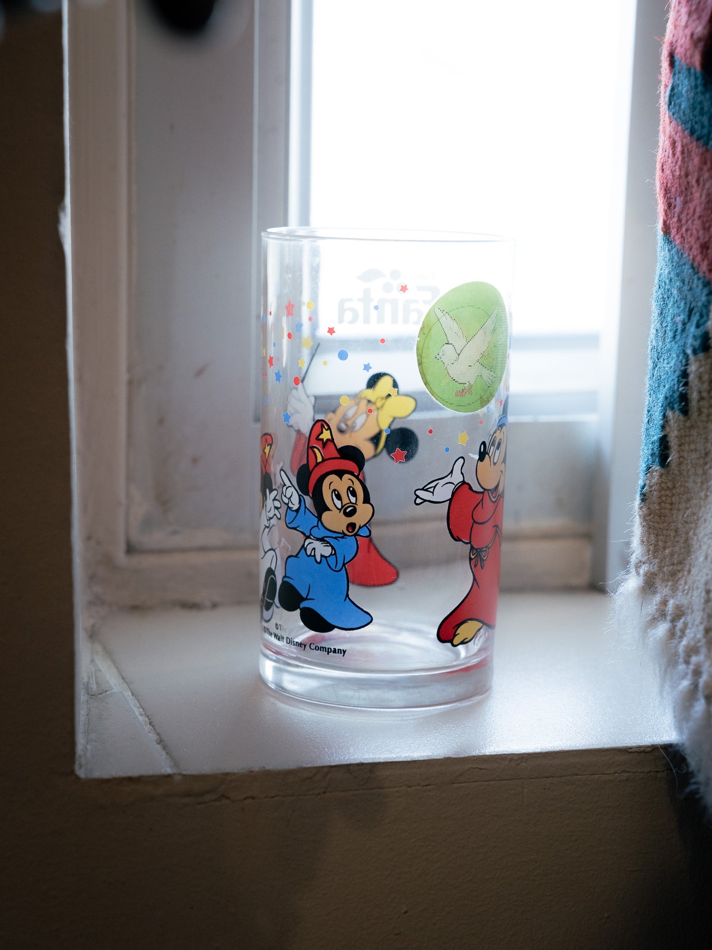FANTA x DISNEY Wizard Novelty Sticker Glass Tumbler