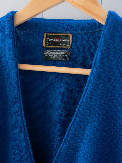 1970s "PENNEYS TOWNCRAFT" Acrylic Button Up Cardigan