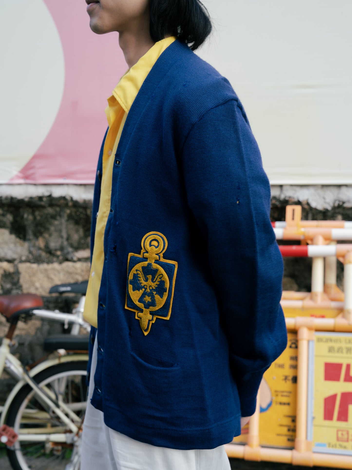 1960's "Dehen" Letterman Wool Cardigan