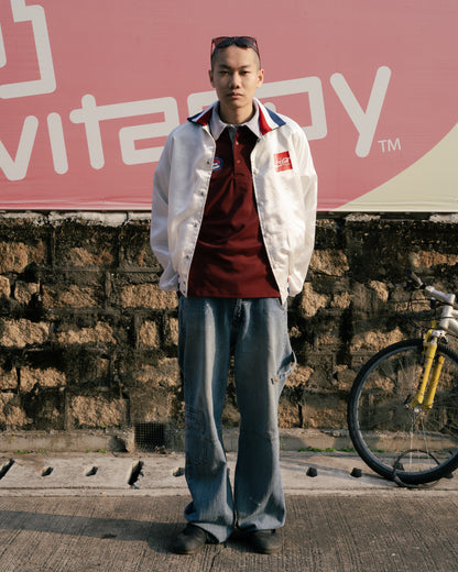 1990s “King Louie” Coca-Cola USA Satin Coach Jacket