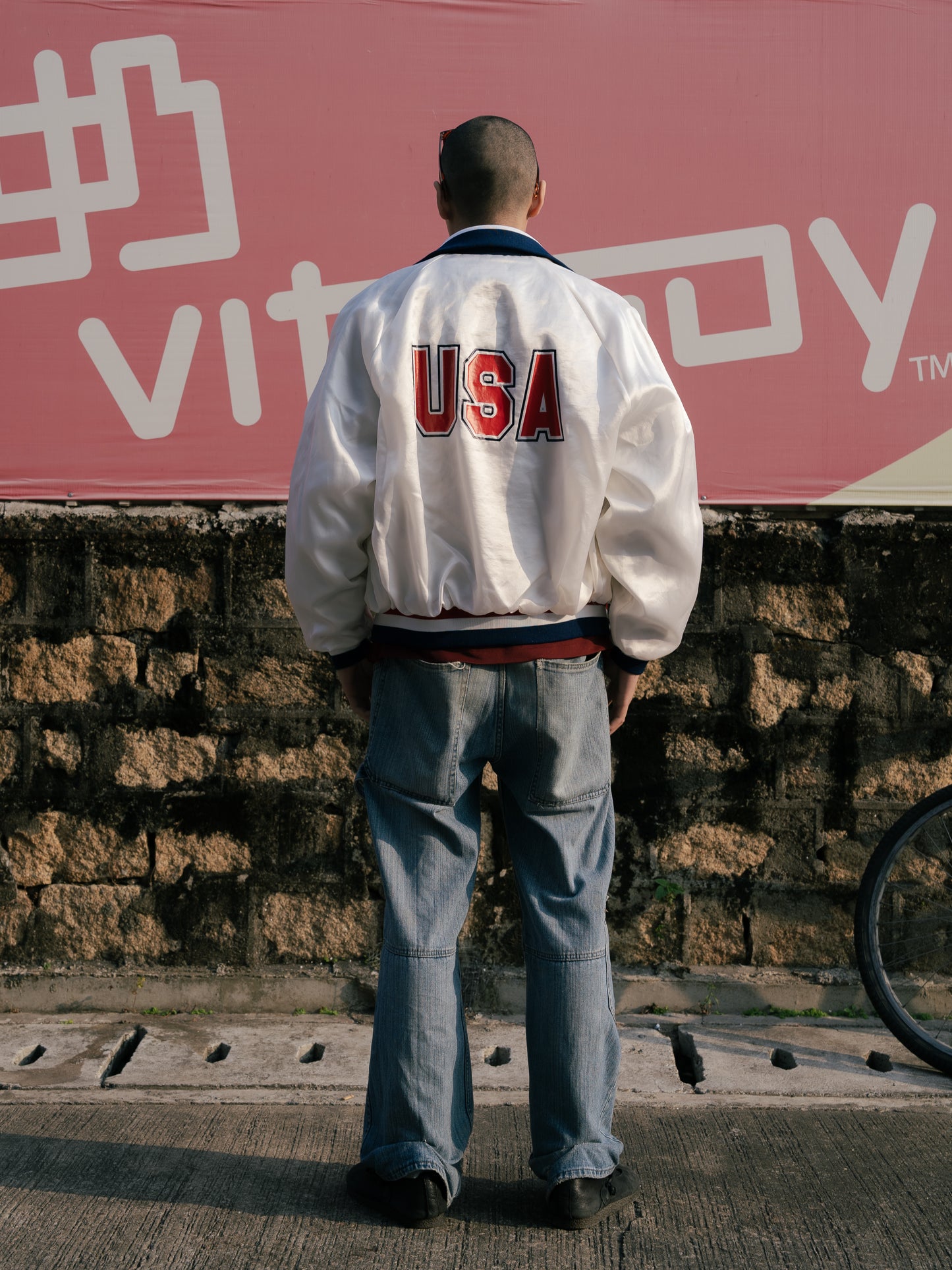 1990s “King Louie” Coca-Cola USA Satin Coach Jacket
