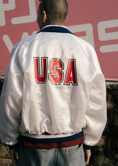 1990s “King Louie” Coca-Cola USA Satin Coach Jacket